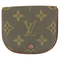 Louis Vuitton - Porte-monnaie Monogramme - Pochette à monnaie Demi Ronde 12lv1027