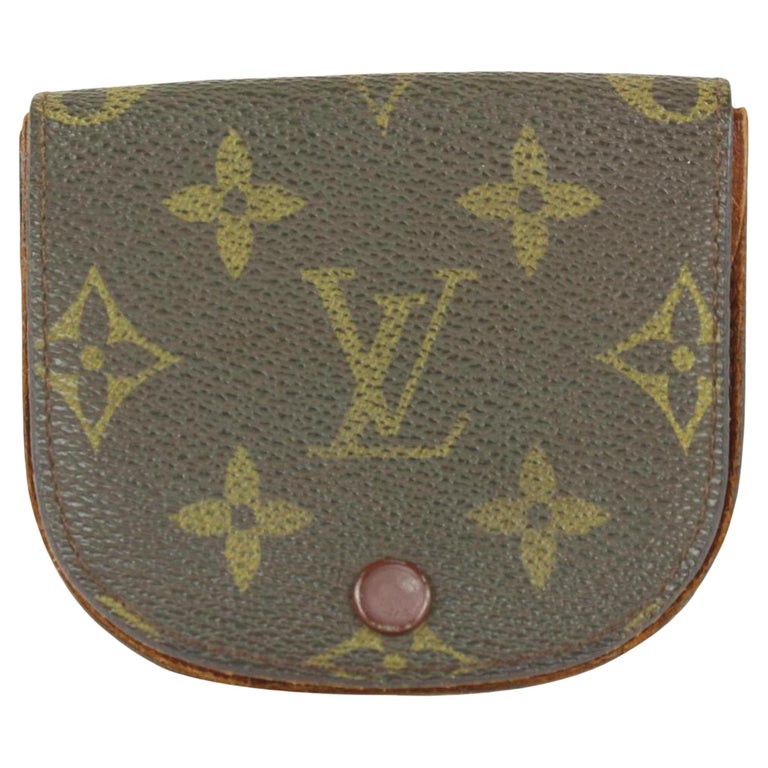 Louis Vuitton Monogram Coin Purse Change Pouch Demi Ronde 12lv1027