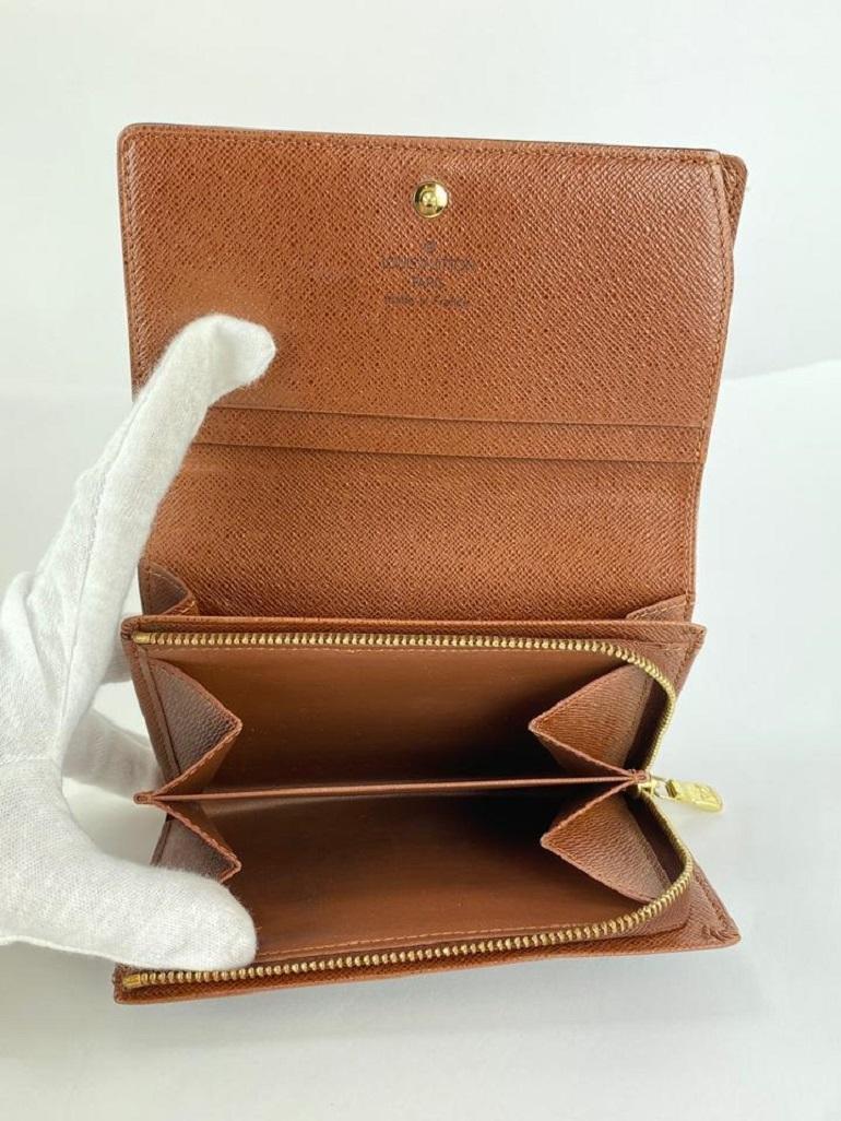 Brown Louis Vuitton Monogram Compact Tresor Wallet 25LVL1125