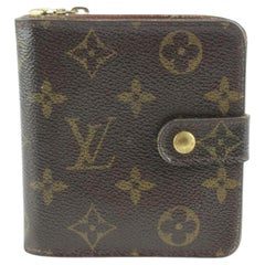 Louis Vuitton Monogram Compact Zip Wallet 1223lv5