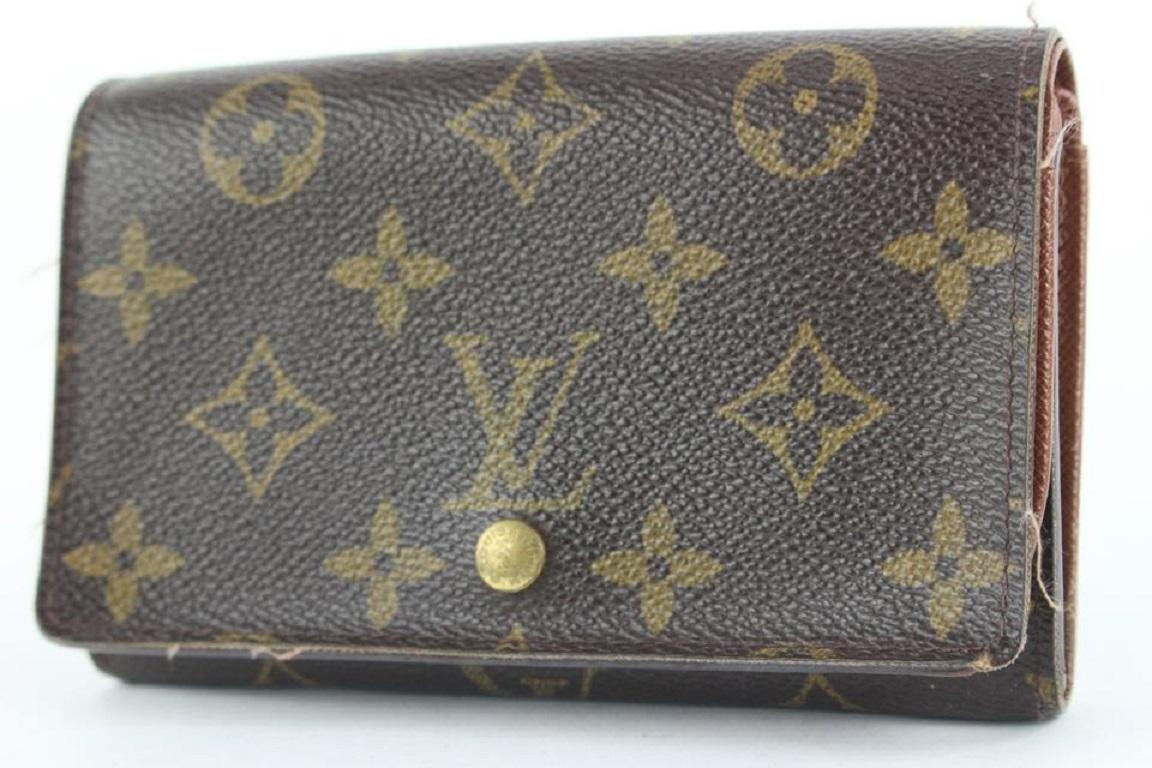 Louis Vuitton Monogram Compact Wallet Zippy Snap Zip 91lv225s For