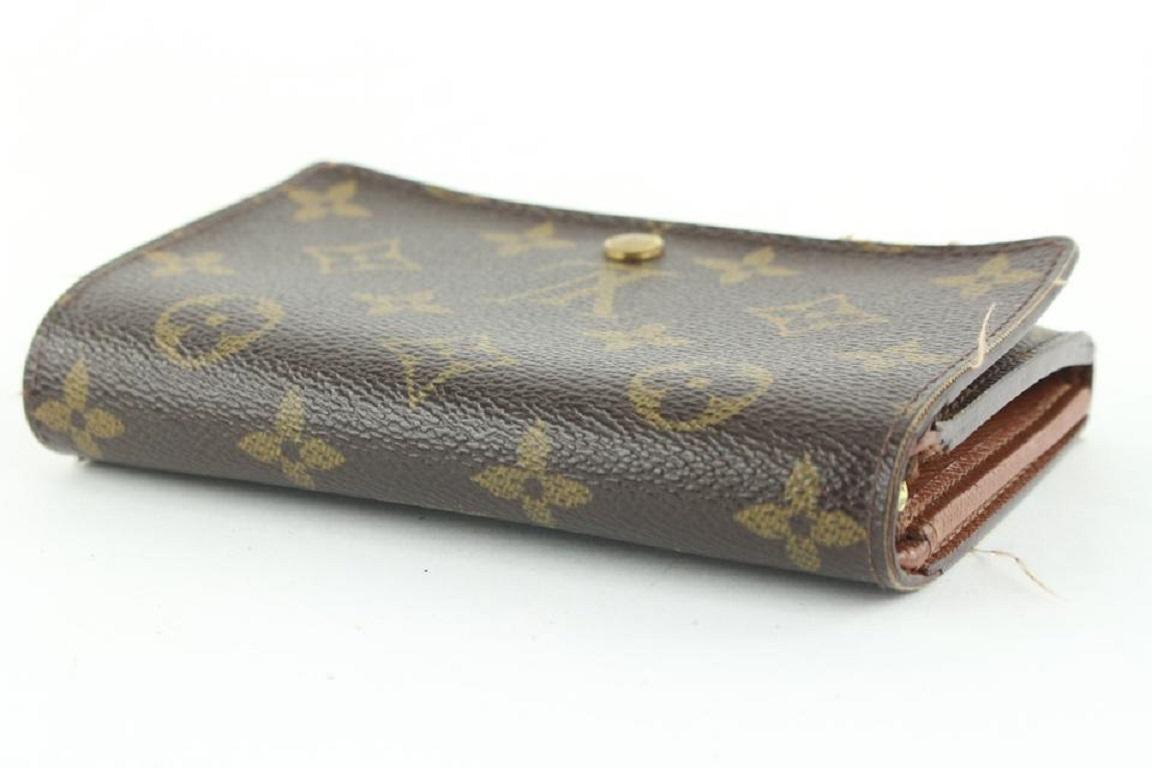 Louis Vuitton - Portefeuille compact à fermeture Éclair avec monogramme 144lvs430 en vente 1
