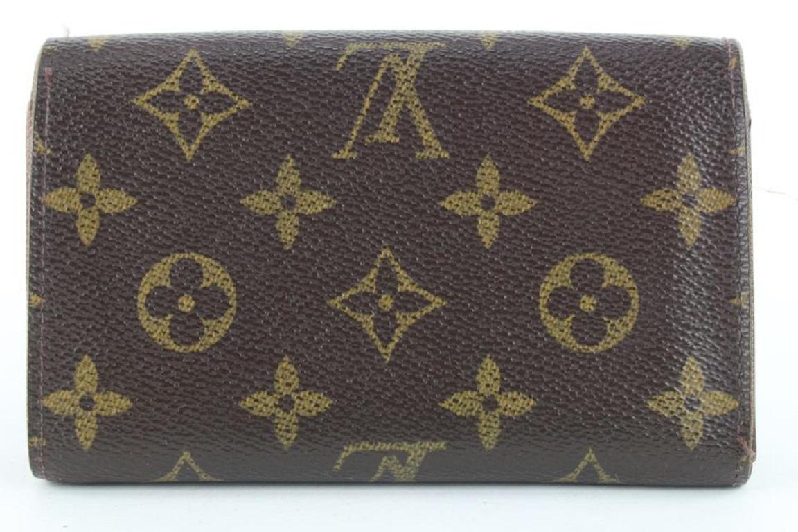 Louis Vuitton - Portefeuille compact à fermeture Éclair avec monogramme 144lvs430 en vente 2