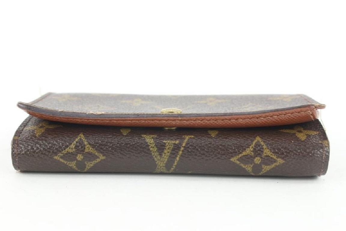 Louis Vuitton - Portefeuille compact à fermeture Éclair avec monogramme 144lvs430 en vente 3