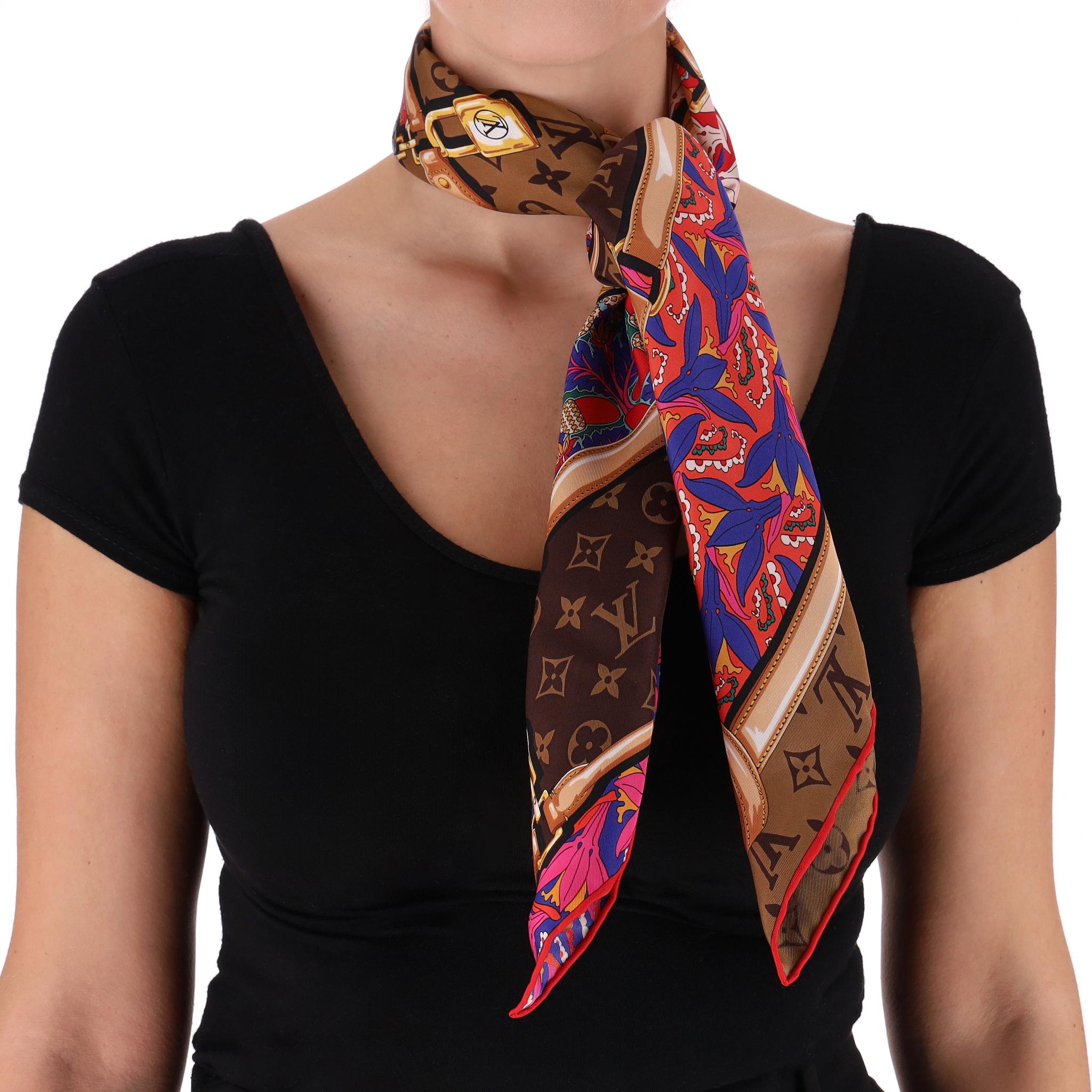 Adoriamo - Sciarpa in seta Louis Vuitton Monogram 