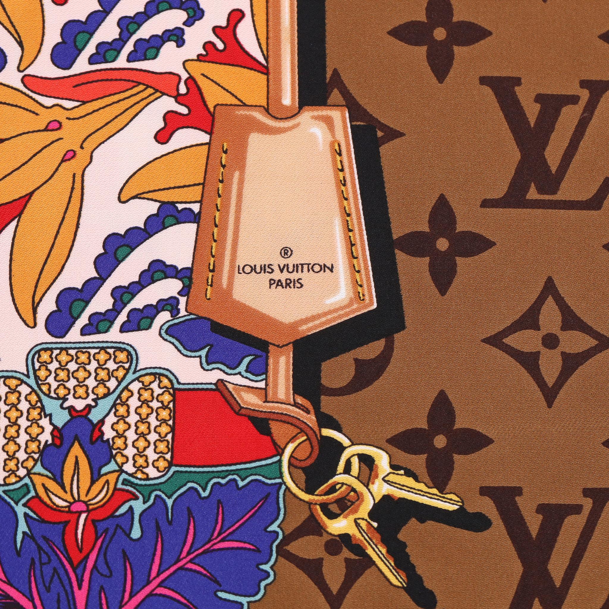 Sciarpa in seta Louis Vuitton Monogram 
