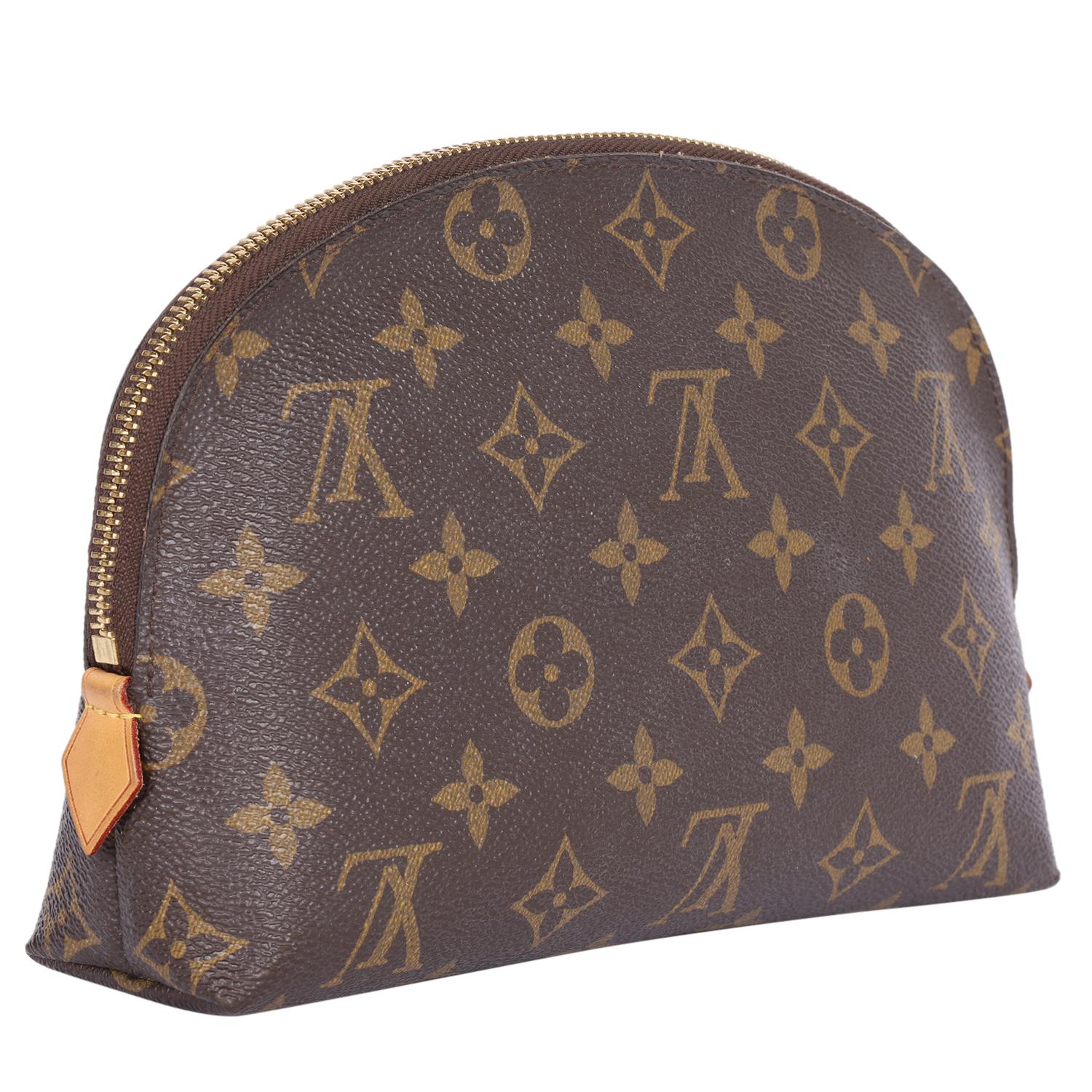 LOUIS VUITTON Monogram Kosmetiktasche GM Braun im Angebot 1