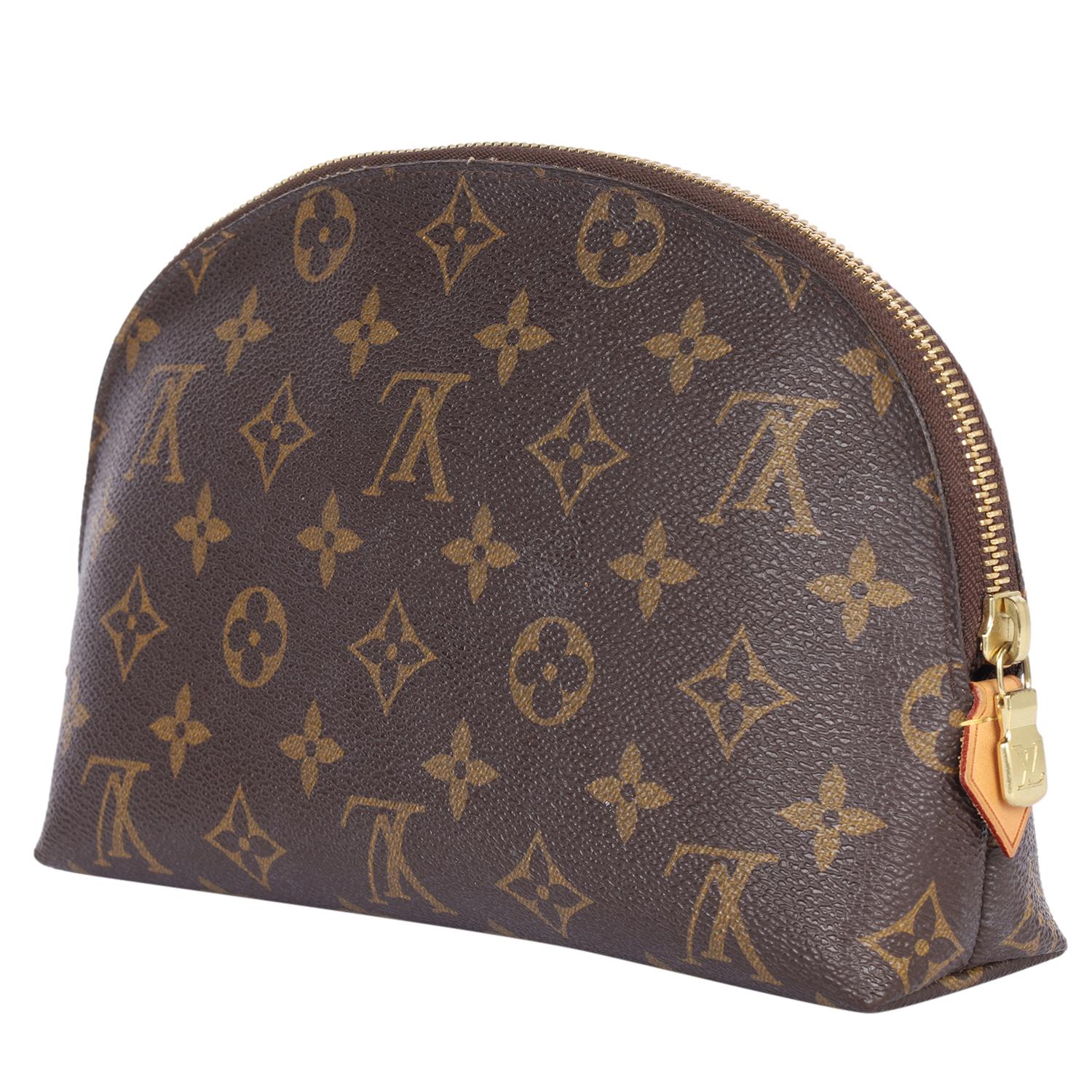LOUIS VUITTON Monogram Kosmetiktasche GM Braun im Angebot 2