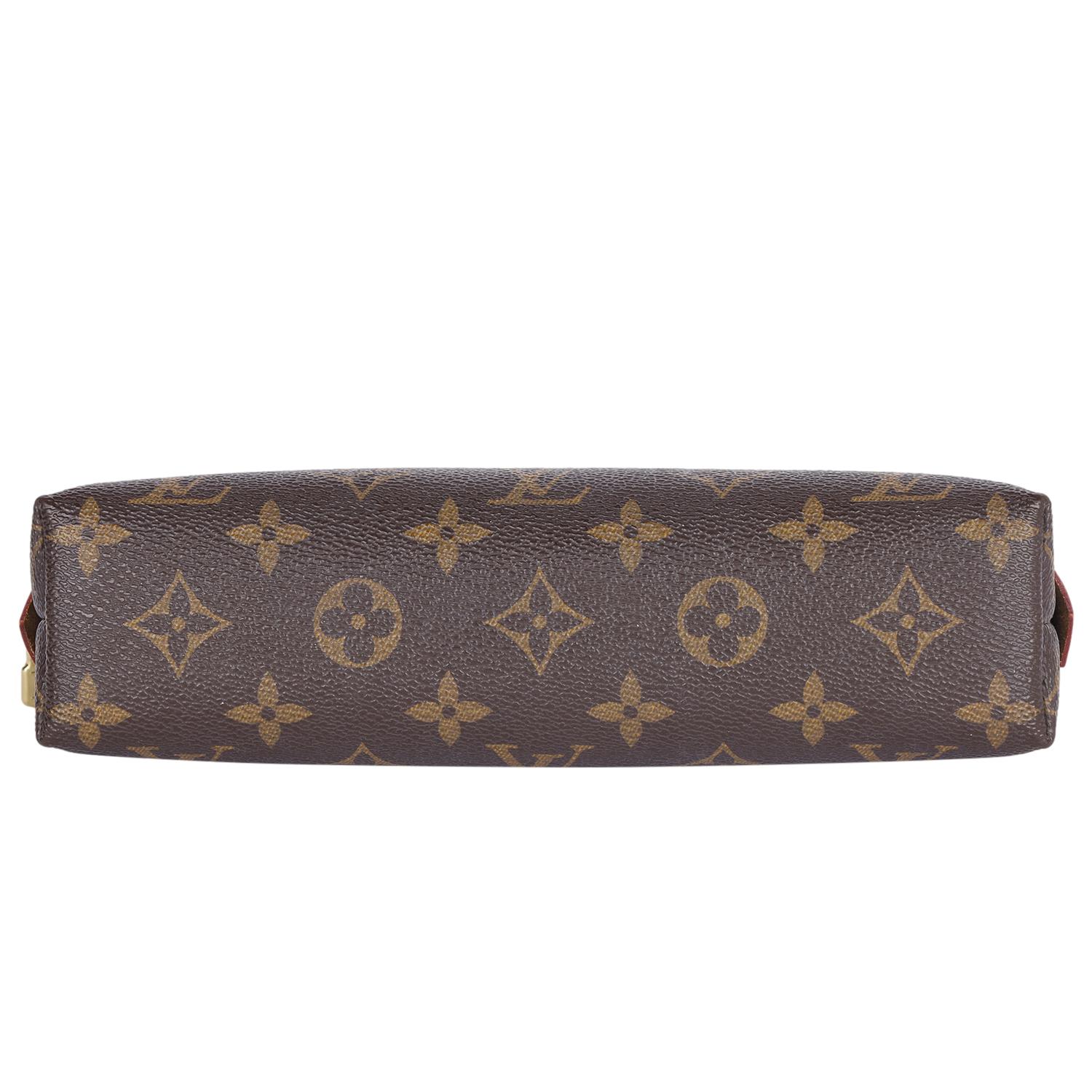 LOUIS VUITTON Monogram Kosmetiktasche GM Braun im Angebot 3