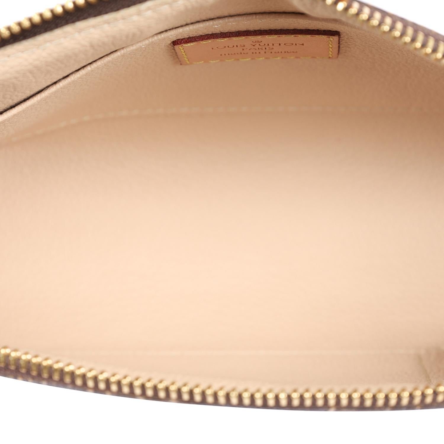 LOUIS VUITTON Monogram Kosmetiktasche GM Braun im Angebot 4