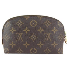 Louis Vuitton Monogram Cosmetic Pouch PM Demi Ronde Toiletry Case 928lv81