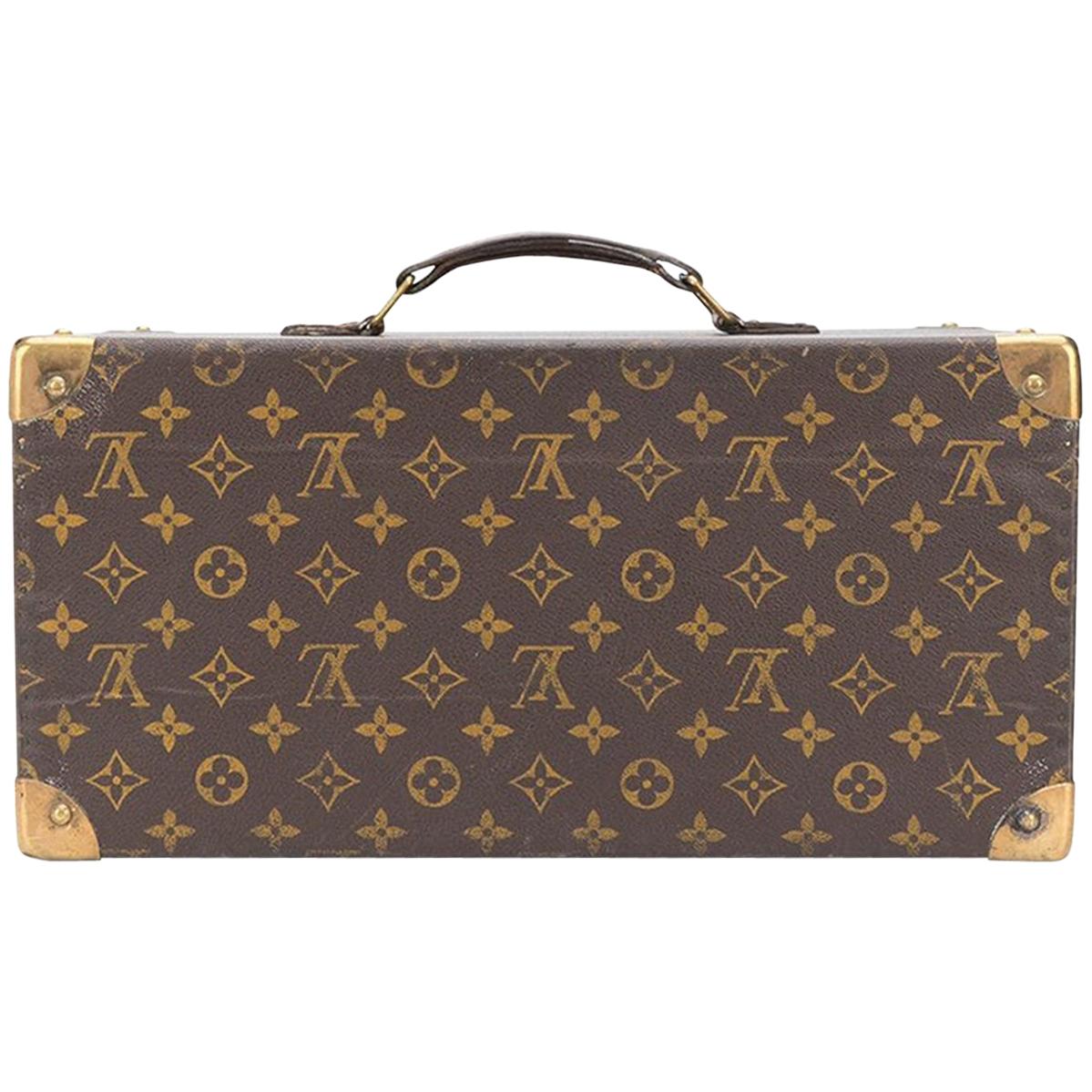 LOUIS VUITTON Brown LV Nylon Luggage Cover with Storage Case, Fits 65cm  (26”)