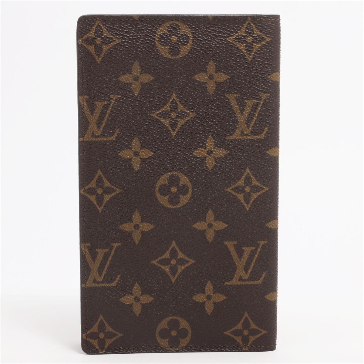Louis Vuitton Monogram Credit Bill Long Wallet Brown In Good Condition For Sale In Indianapolis, IN