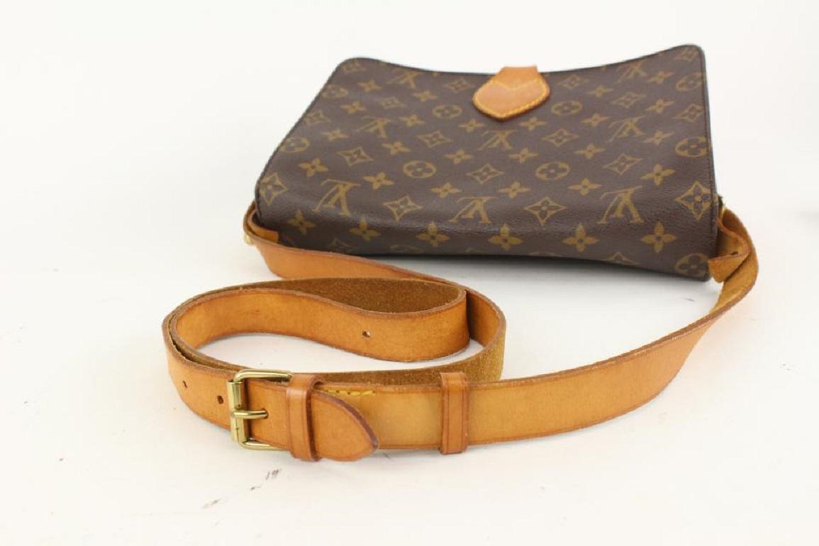 Louis Vuitton Monogram Cult Sierre Cartouchiere GM Crossbody Bag 915lv67 In Good Condition For Sale In Dix hills, NY