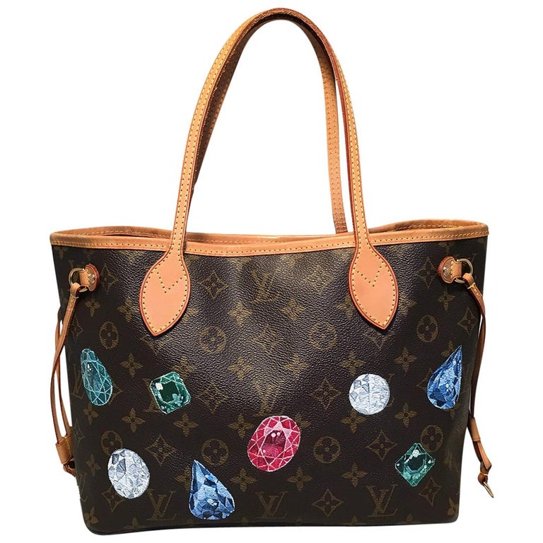 Hand painted Louis Vuitton by New Vintage Handbags