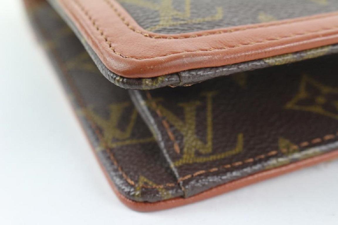 Louis Vuitton Monogram Dame GM Envelope Clutch 217lvs55 5