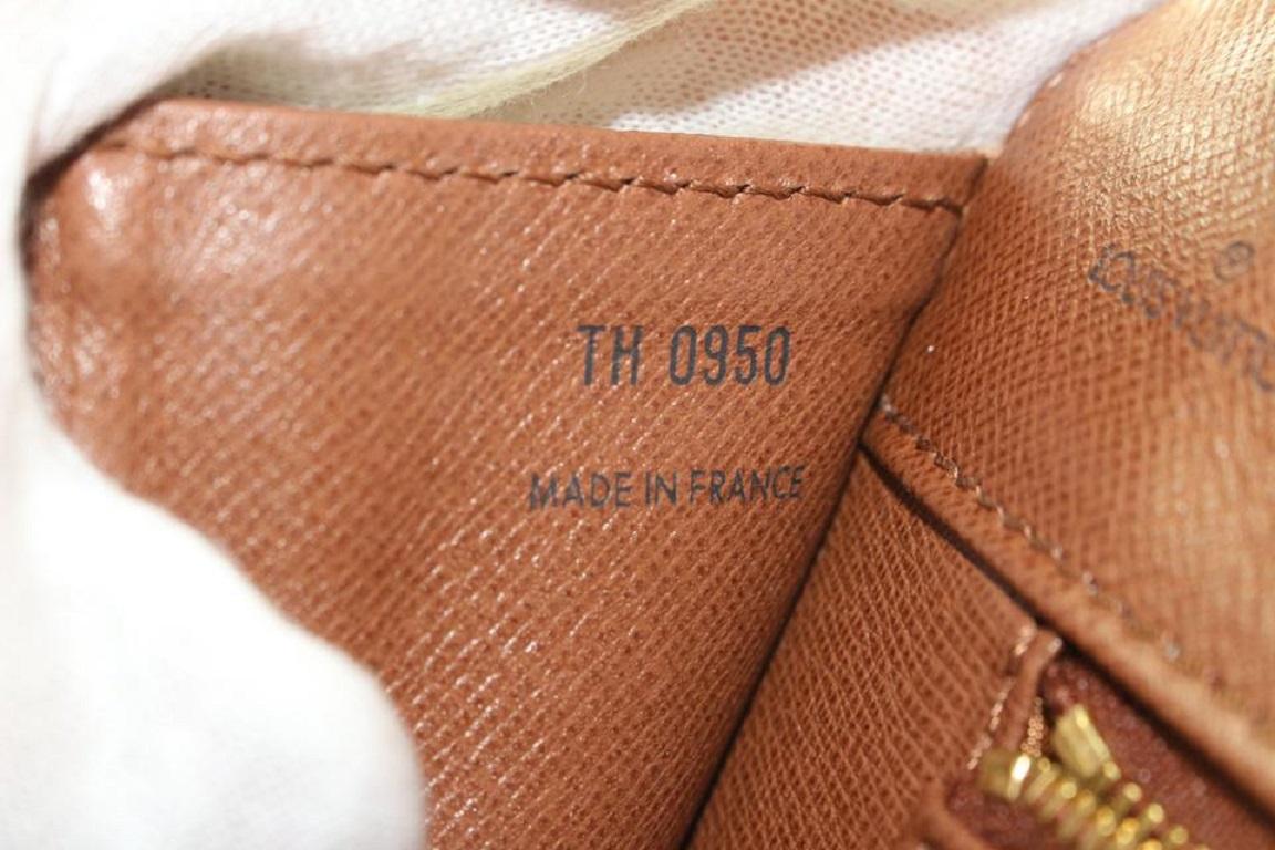 Brown Louis Vuitton Monogram Dame GM Envelope Clutch 217lvs55