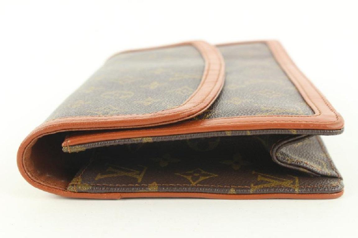 Louis Vuitton Monogram Dame GM Envelope Clutch 217lvs55 3