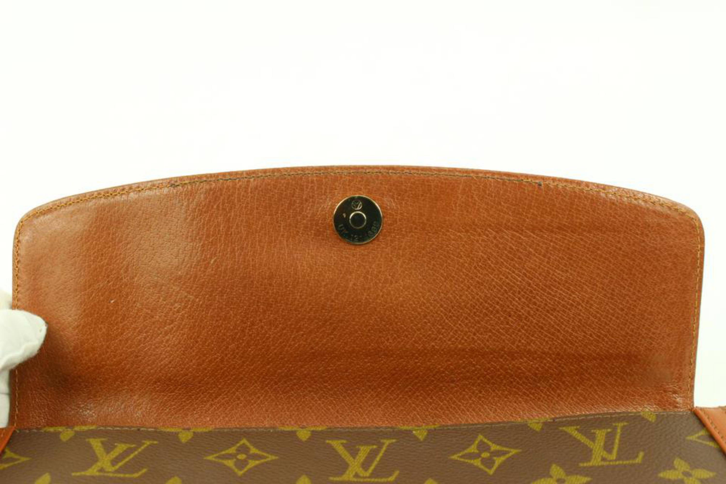 Louis Vuitton Monogram Dame PM Envelope Clutch 97lv215s 1