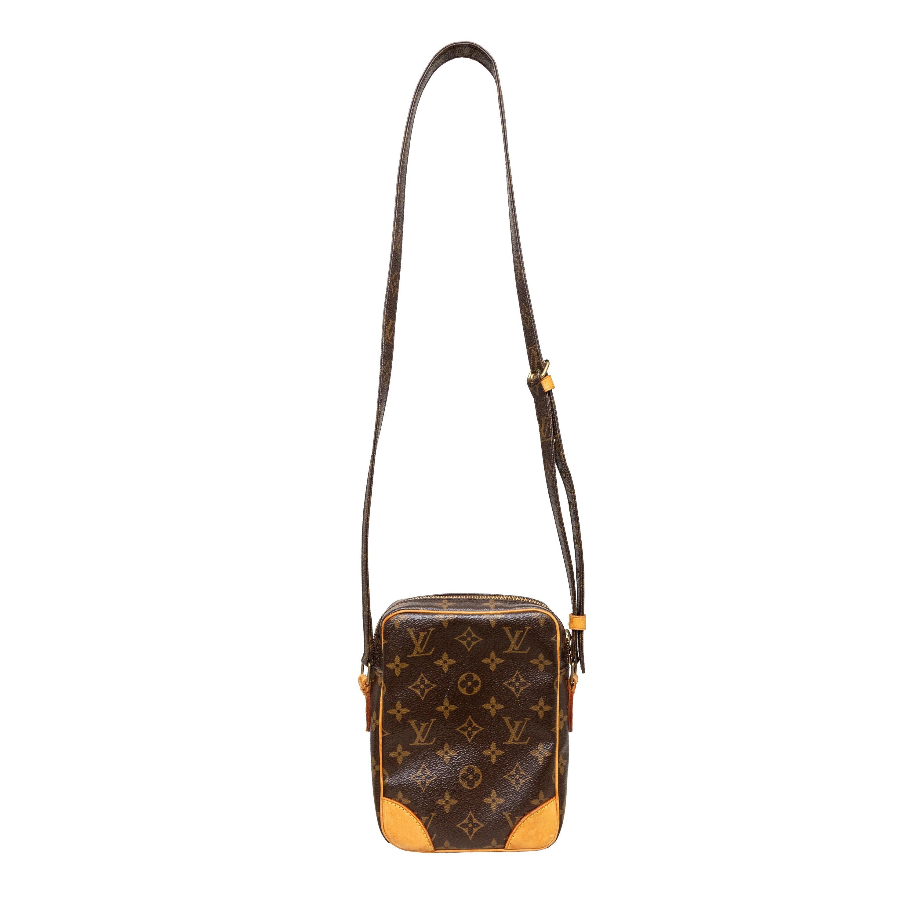 Brown Louis Vuitton Monogram Danube Crossbody Bag - '10s