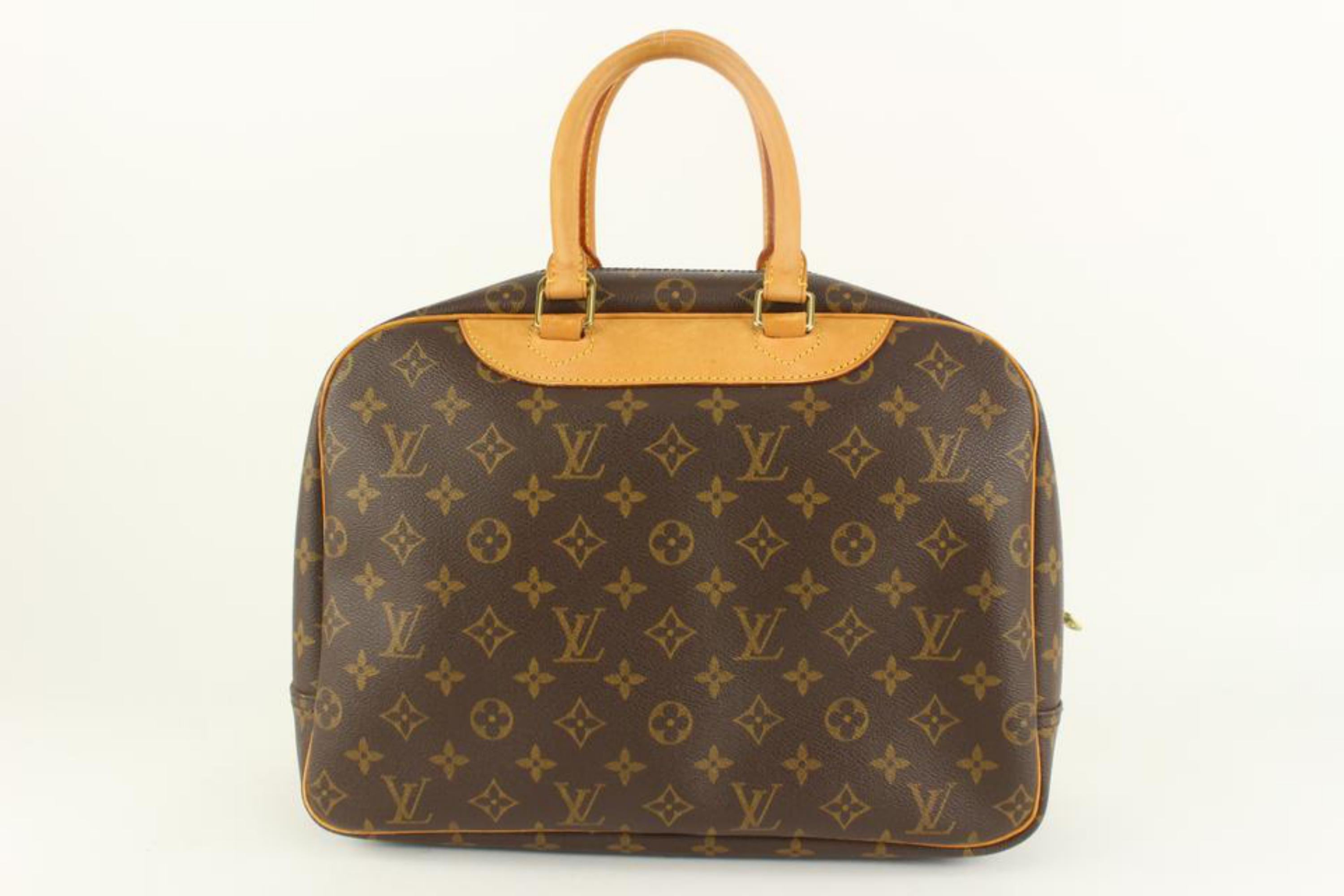 Louis Vuitton Monogram Deauville Bowling Bag 114lv54 2