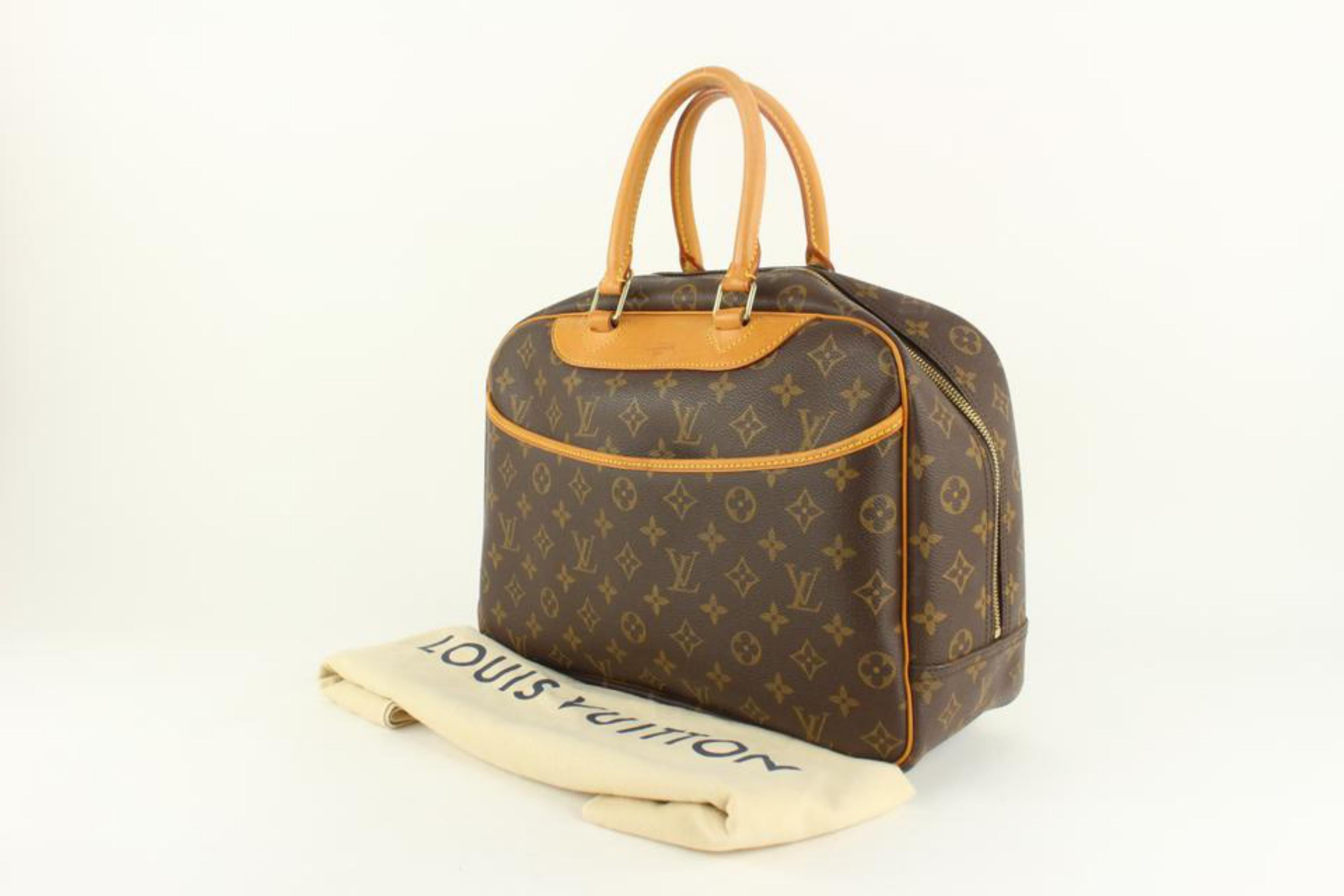 Louis Vuitton Monogram Deauville Bowling Bag 114lv54 4