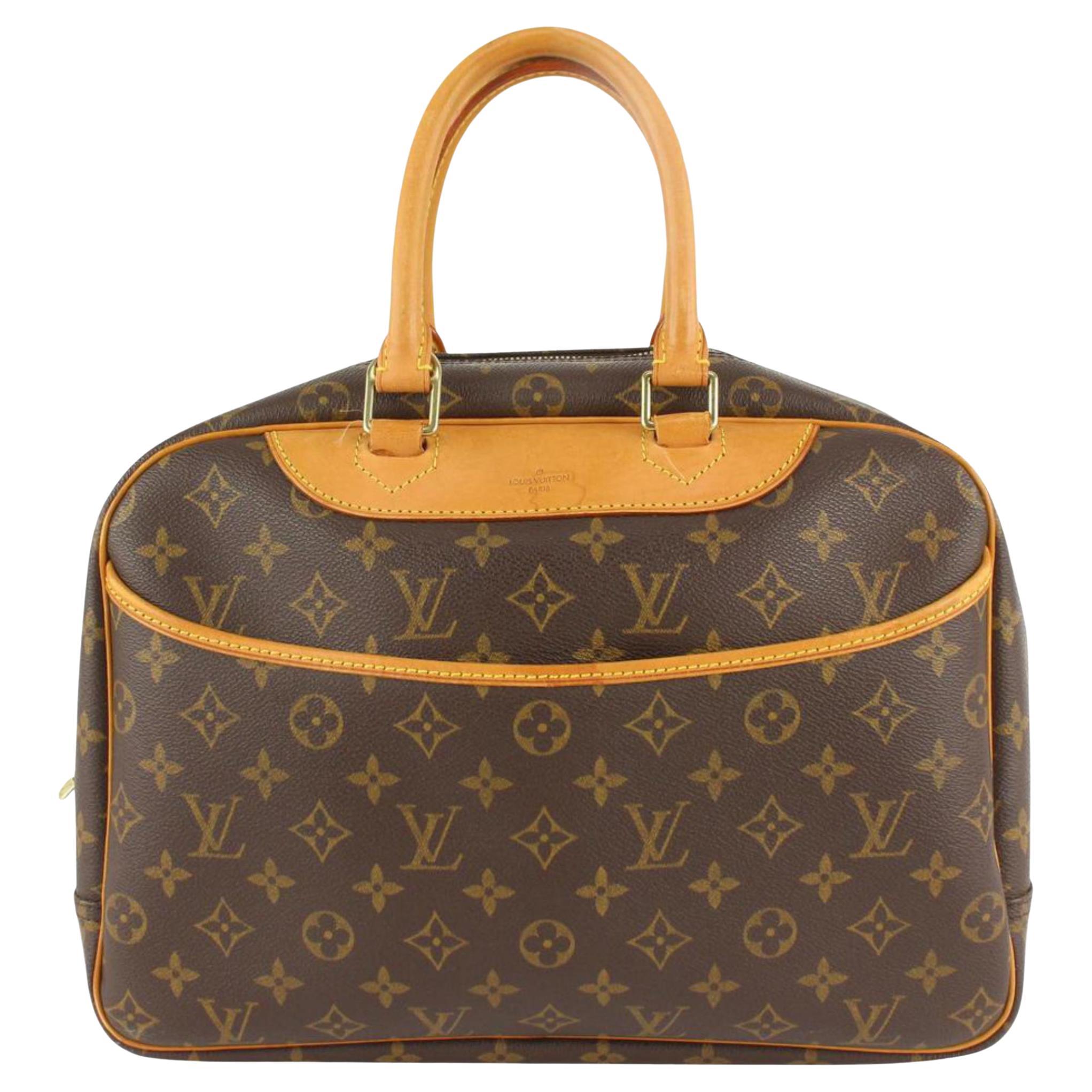Louis Vuitton Monogram Deauville Bowling Bag 114lv54