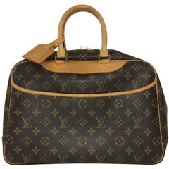 Louis Vuitton Monogram Deauville vachetta bag