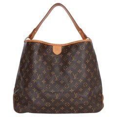 LOUIS VUITTON Monogram Delightful MM Brown
