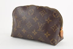Louis Vuitton Monogram Demi Ronde Cosmetic Pouch Make Up Case 3LVS1211