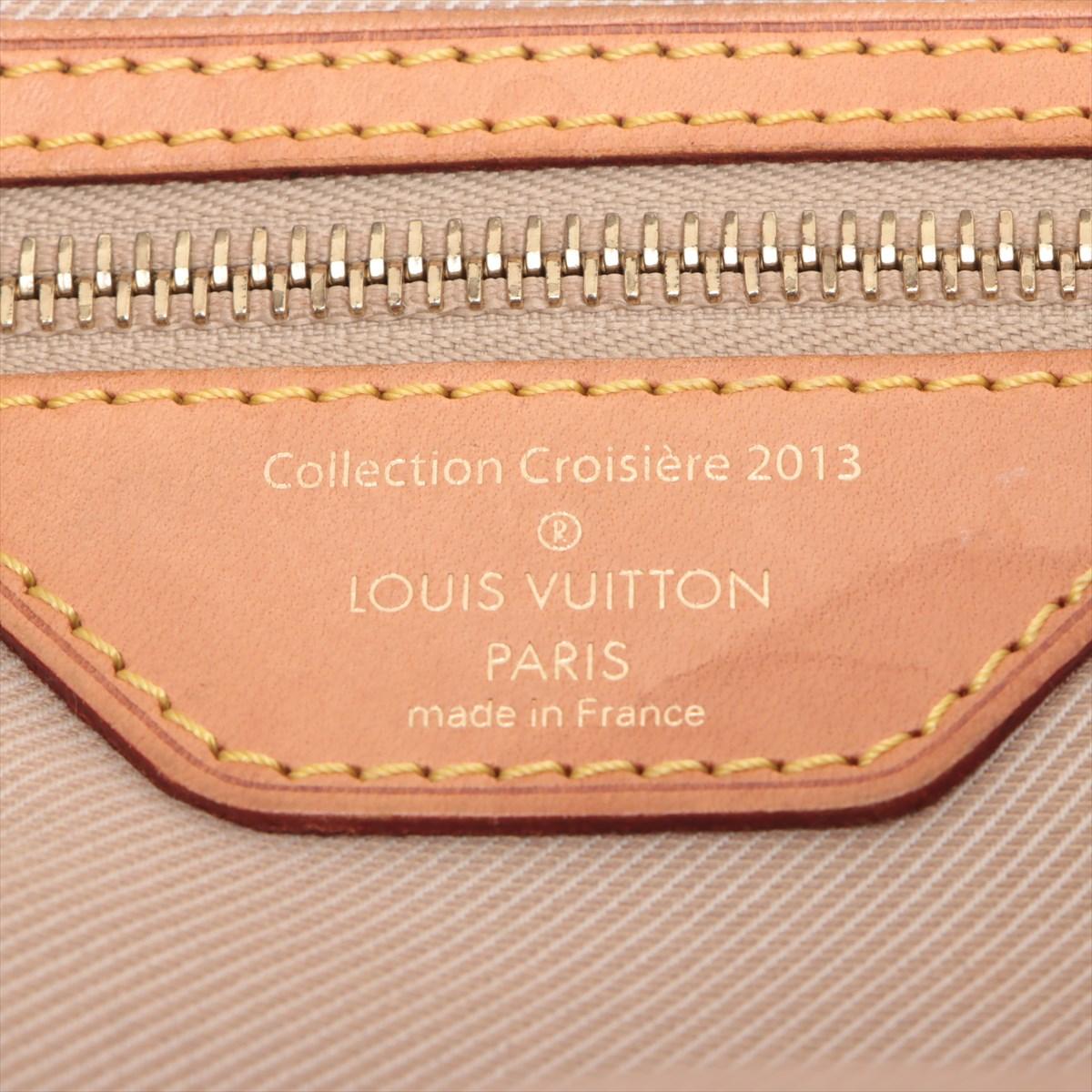 Louis Vuitton Monogram Denim Applique Neverfull MM Pink 6