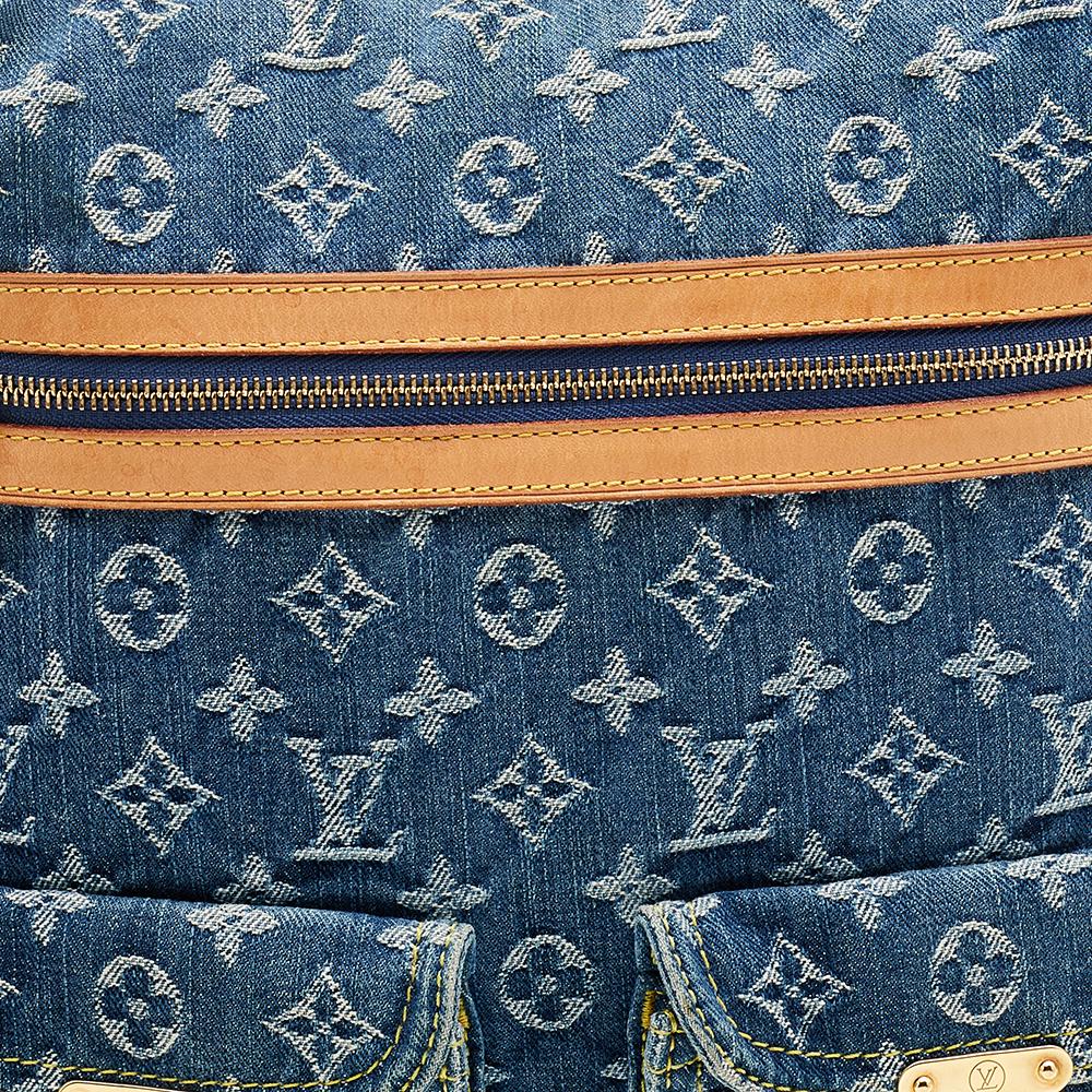 Louis Vuitton Monogram Denim Baggy GM Bag 2