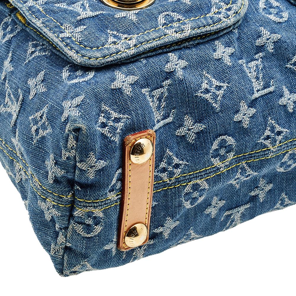 Women's Louis Vuitton Monogram Denim Baggy GM Bag