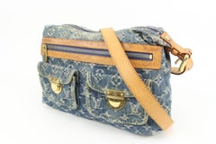 Louis Vuitton Monogram Denim Baggy PM Crossbody Bag 45lk11