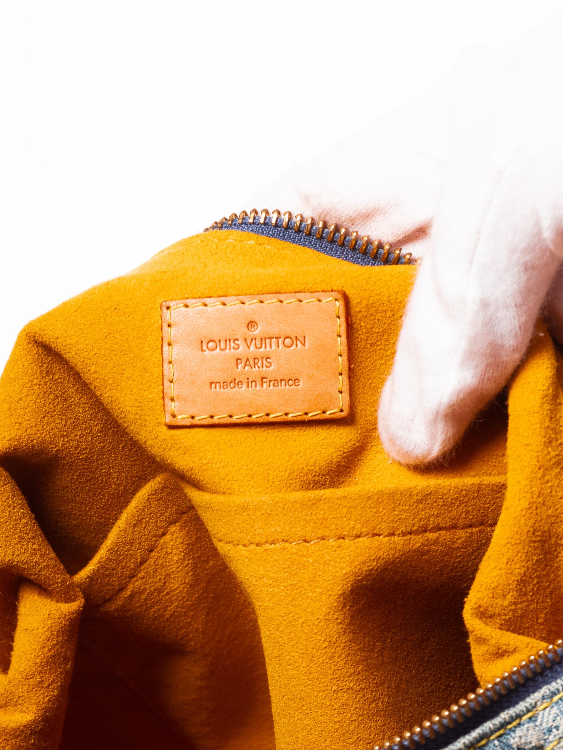 Louis Vuitton Monogram Denim Baggy PM sac à bandoulière Sac à main 2