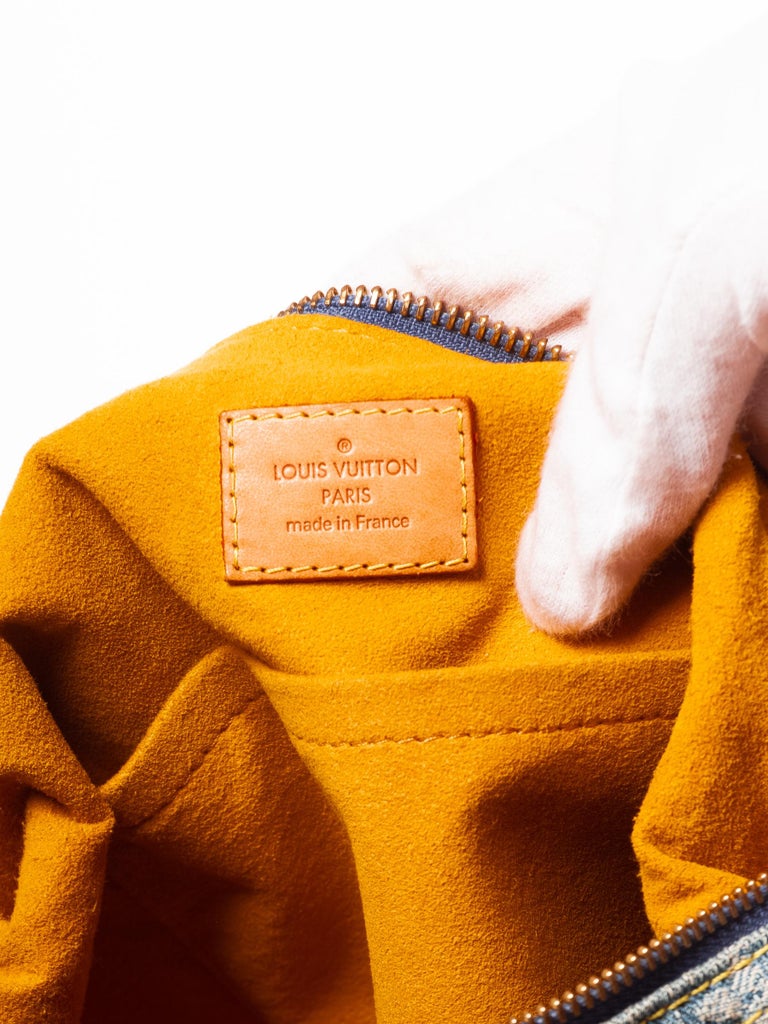 Louis Vuitton Monogram Denim Baggy PM Shoulder Bag (SHF-20300