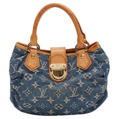 Louis Vuitton Monogram Denim Blue Pleaty Bag Mini