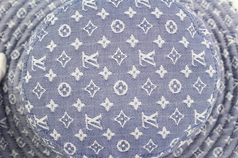 Louis Vuitton Monogram Denim Bucket Hat Bobbygram Cap Rare Jean Sun Visor 1lk31
