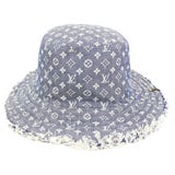 LOUIS VUITTON Monogram hat cap visor Sun visor Nylon / Polyurethane  pink/Black