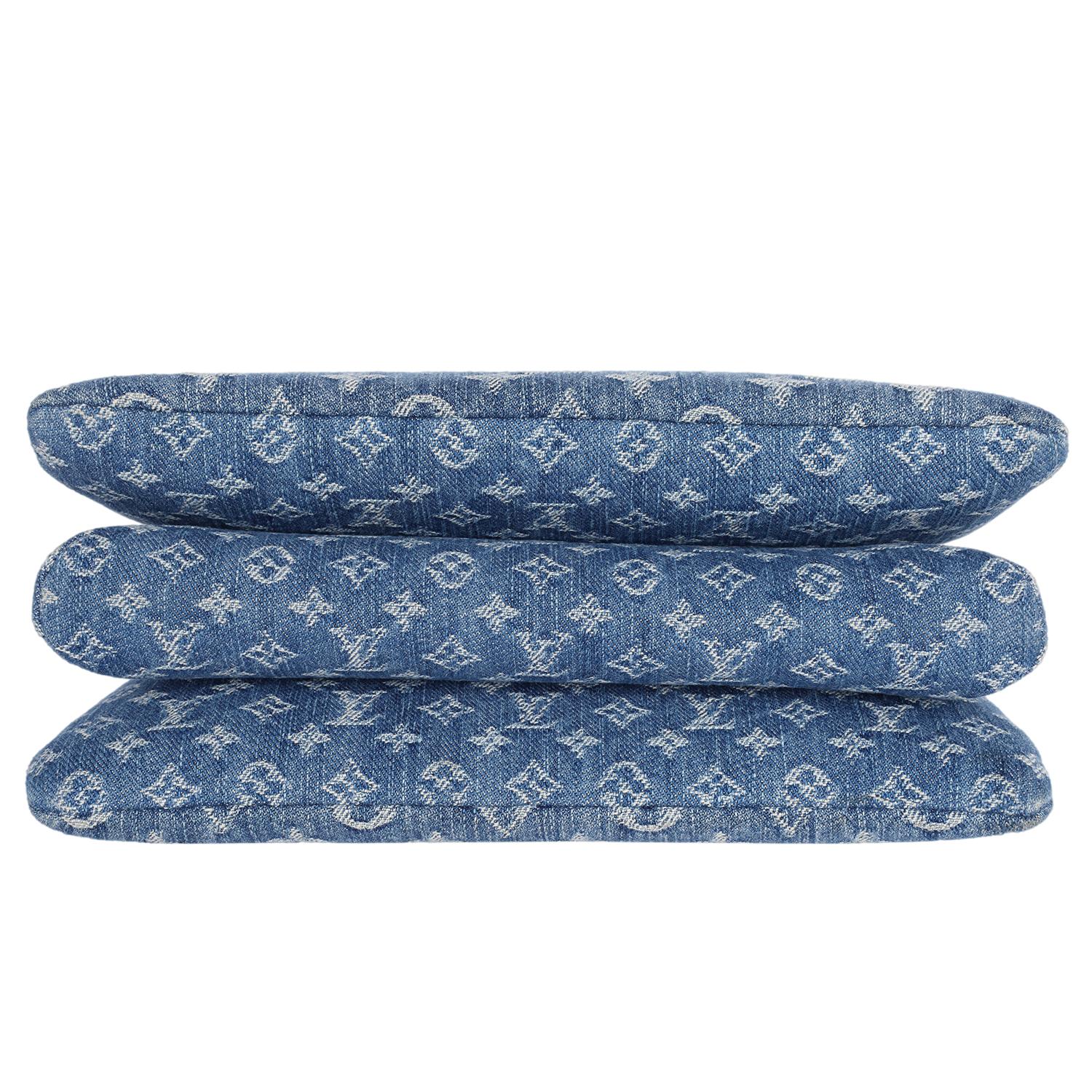 LOUIS VUITTON Monogram Denim Coussin PM Blu in vendita 5