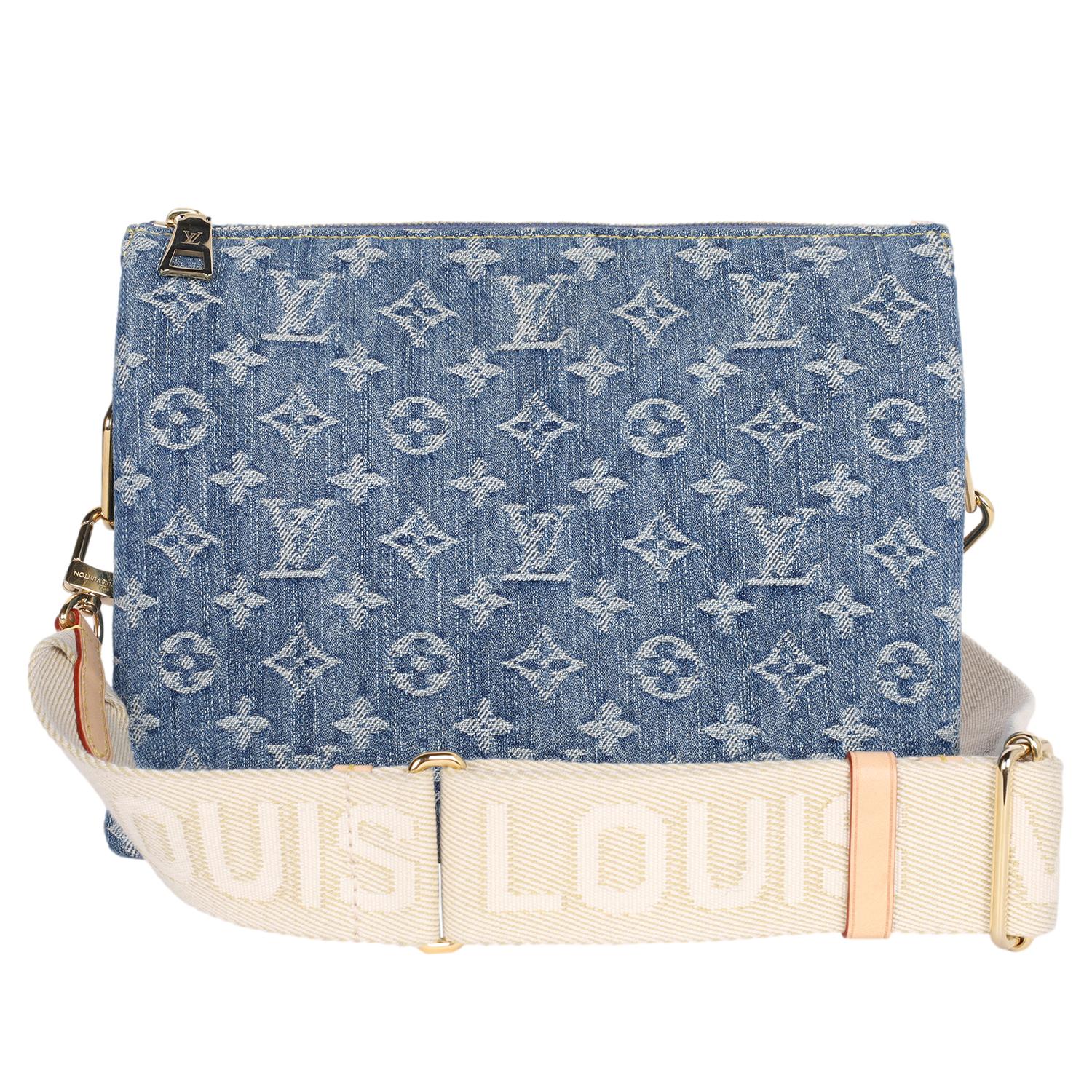 LOUIS VUITTON Monogram Denim Coussin PM Blu in vendita 12