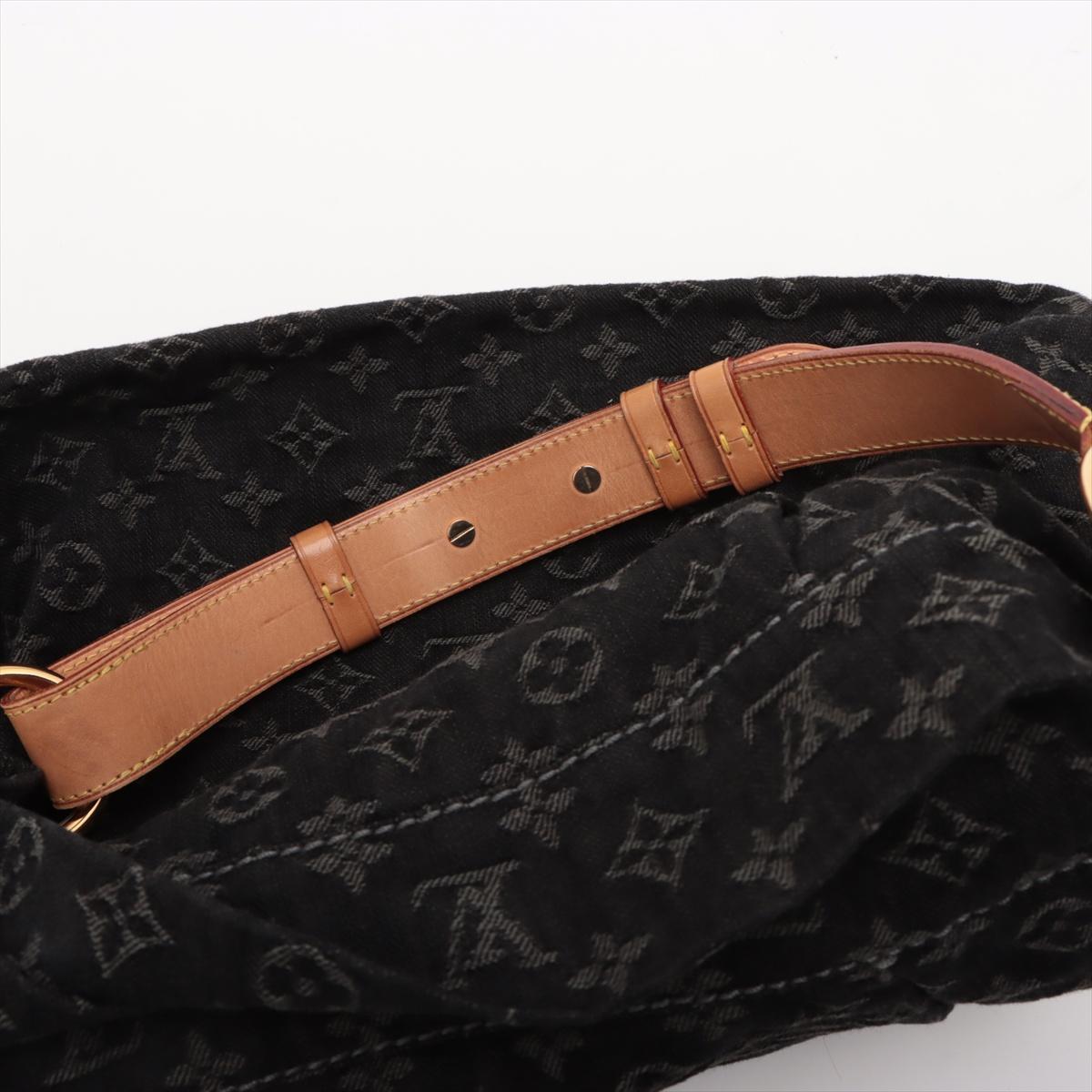 Louis Vuitton Monogram Denim Daily PM Black 7
