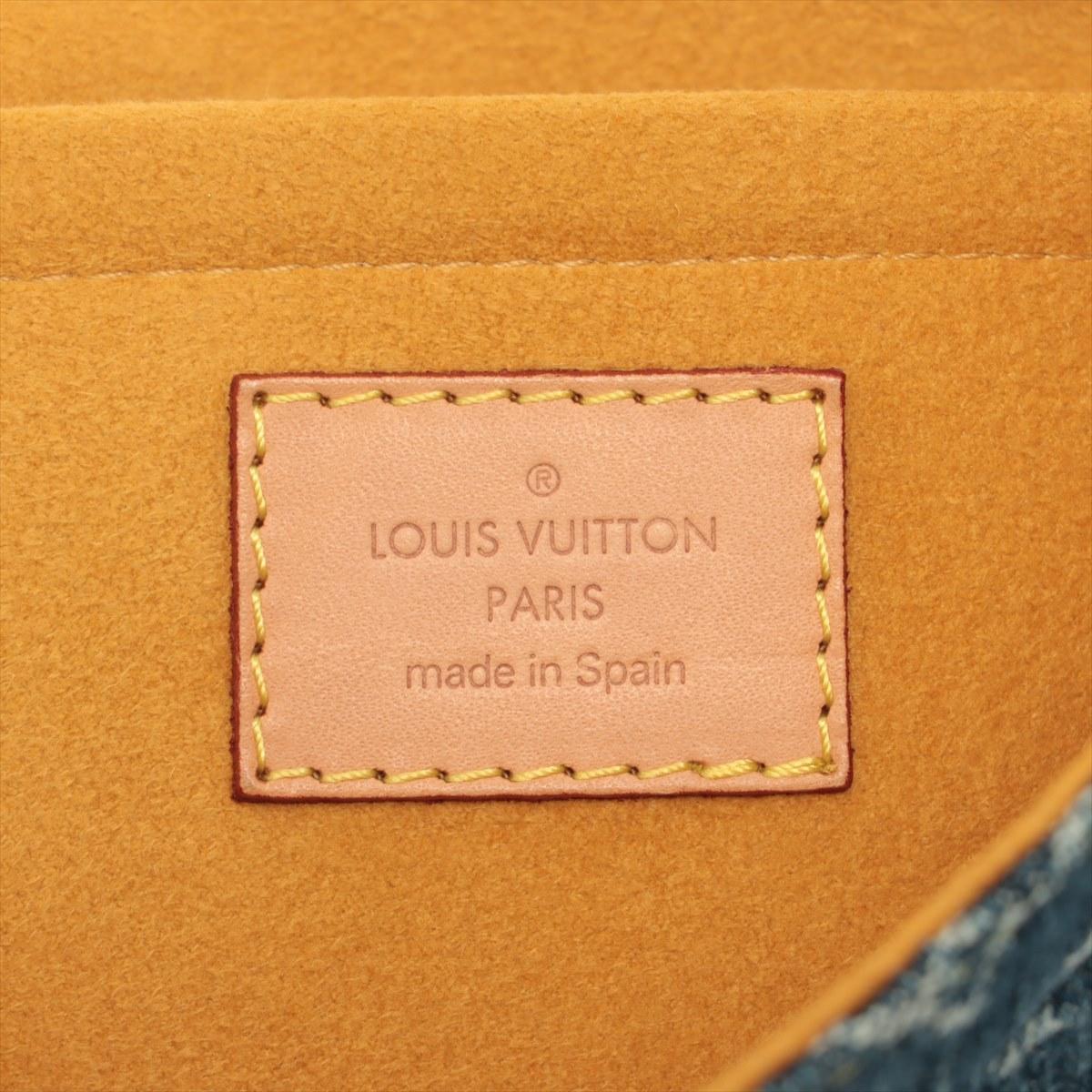 Louis Vuitton Monogram Denim Mini Pleaty For Sale 7