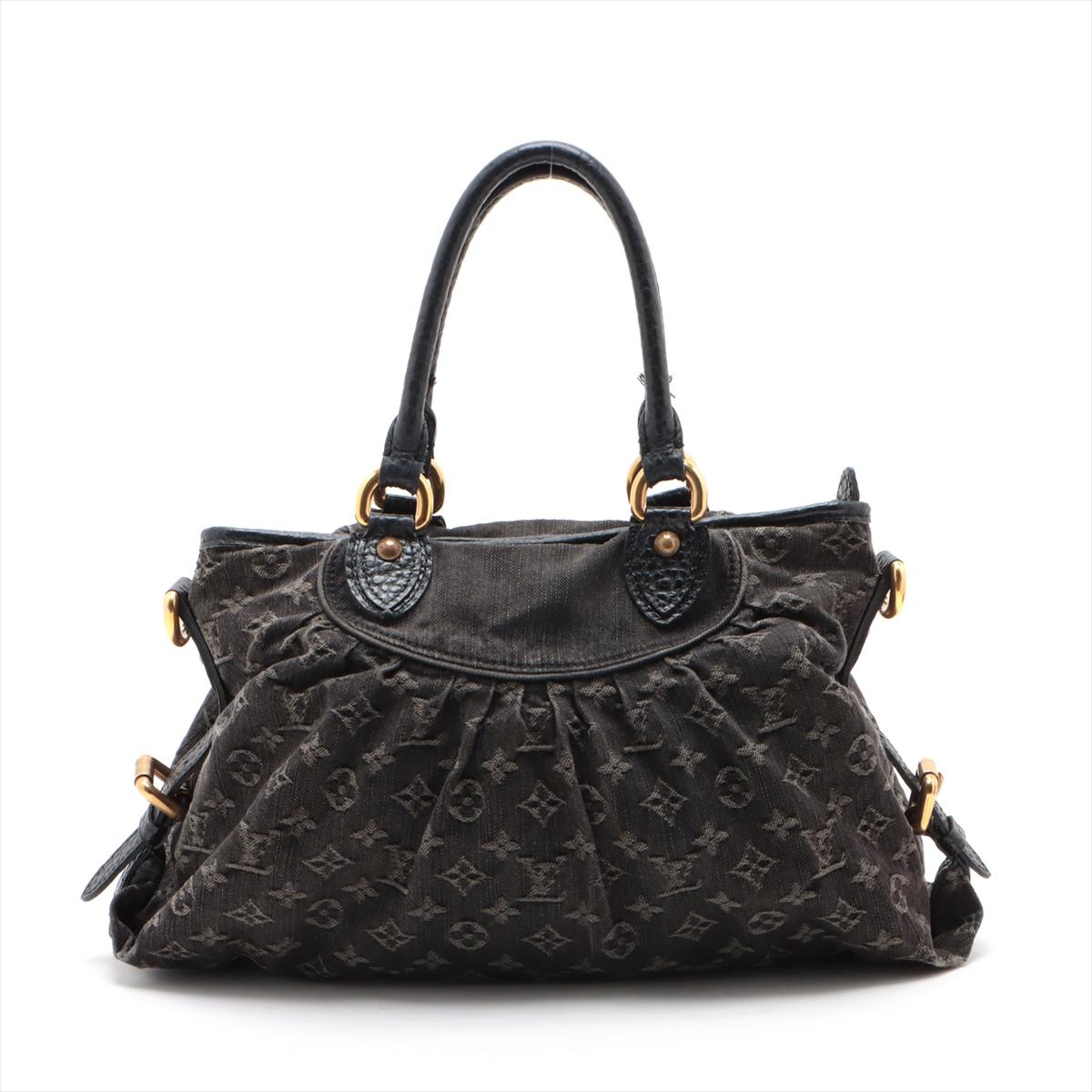 Louis Vuitton Monogram Denim Neo Cabby MM In Good Condition In Humacao, PR