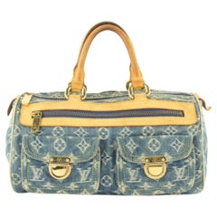 Louis Vuitton Blue Monogram Denim Neo Speedy QJB0DMECBB074