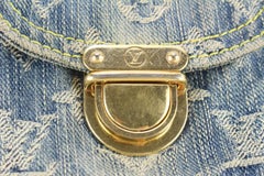 Louis Vuitton Monogrammierter Denim Sac a Dos GM Rucksack 34lk76s