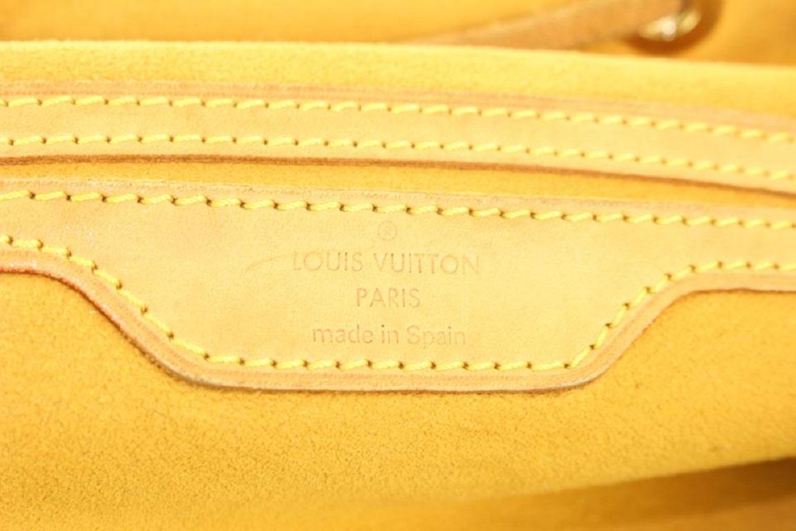 Sac à dos en denim à monogramme Louis Vuitton à dos GM 934lvs415 Bon état - En vente à Dix hills, NY
