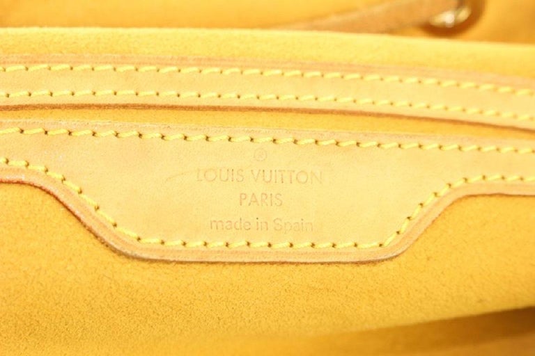 Louis Vuitton Blue Monogram Denim Vintage Sac A Dos GM For Sale at 1stDibs