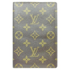 Vintage Louis Vuitton Monogram Diary Cover Couverture Passeport 862196