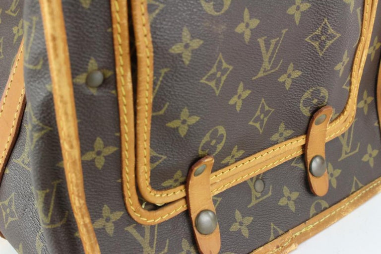 Louis Vuitton Rare Monogram Sac Chien 40 Pet Carrier Dog Travel